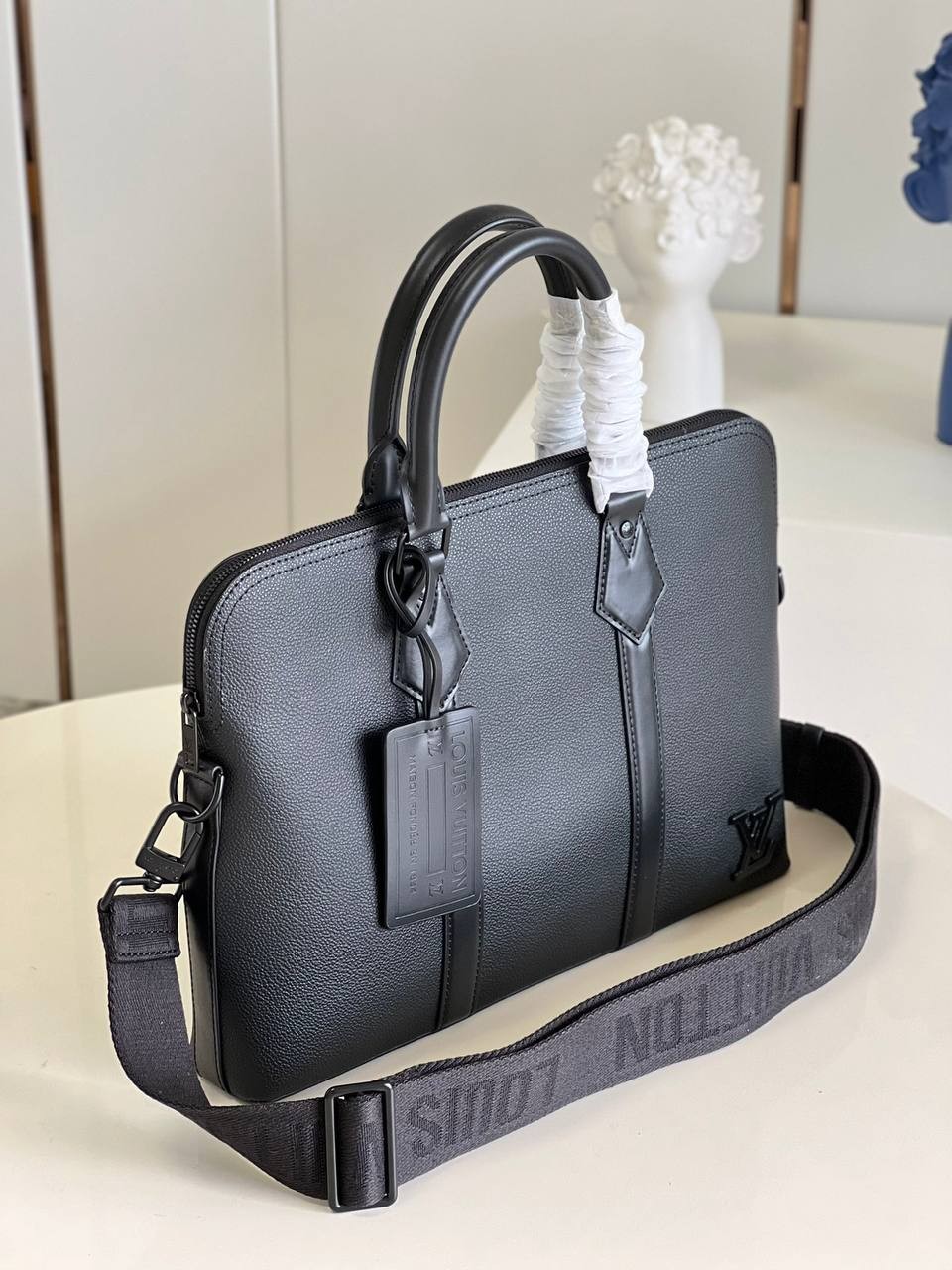 LV Takeoff Briefcase Aerogram Leather
